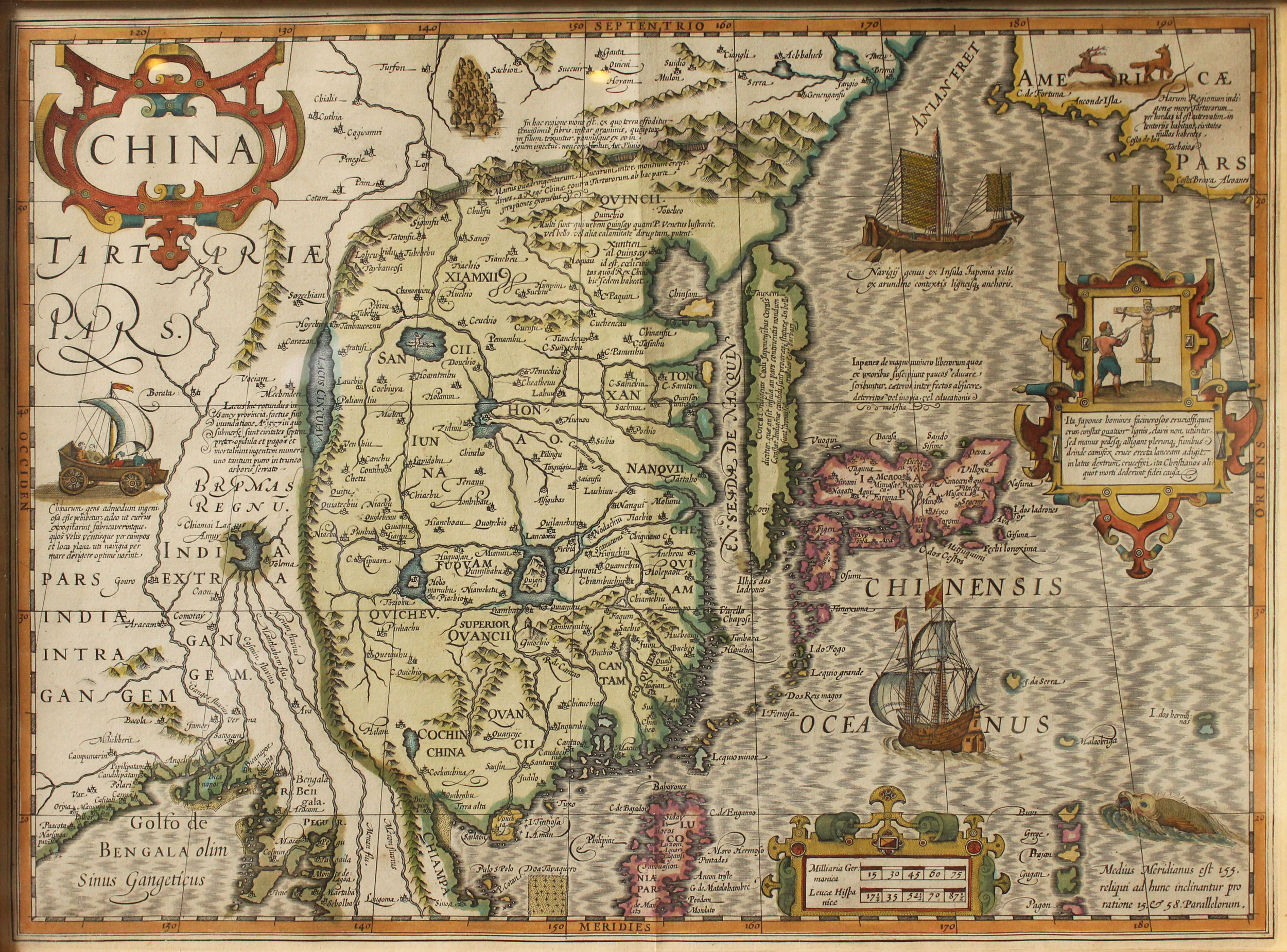 CHINA ( Jodocus Hondius c.1628 ) SOLD Bartele GalleryBartele Gallery