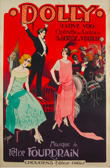 Antique Poster Dolly (I love you) – 1922