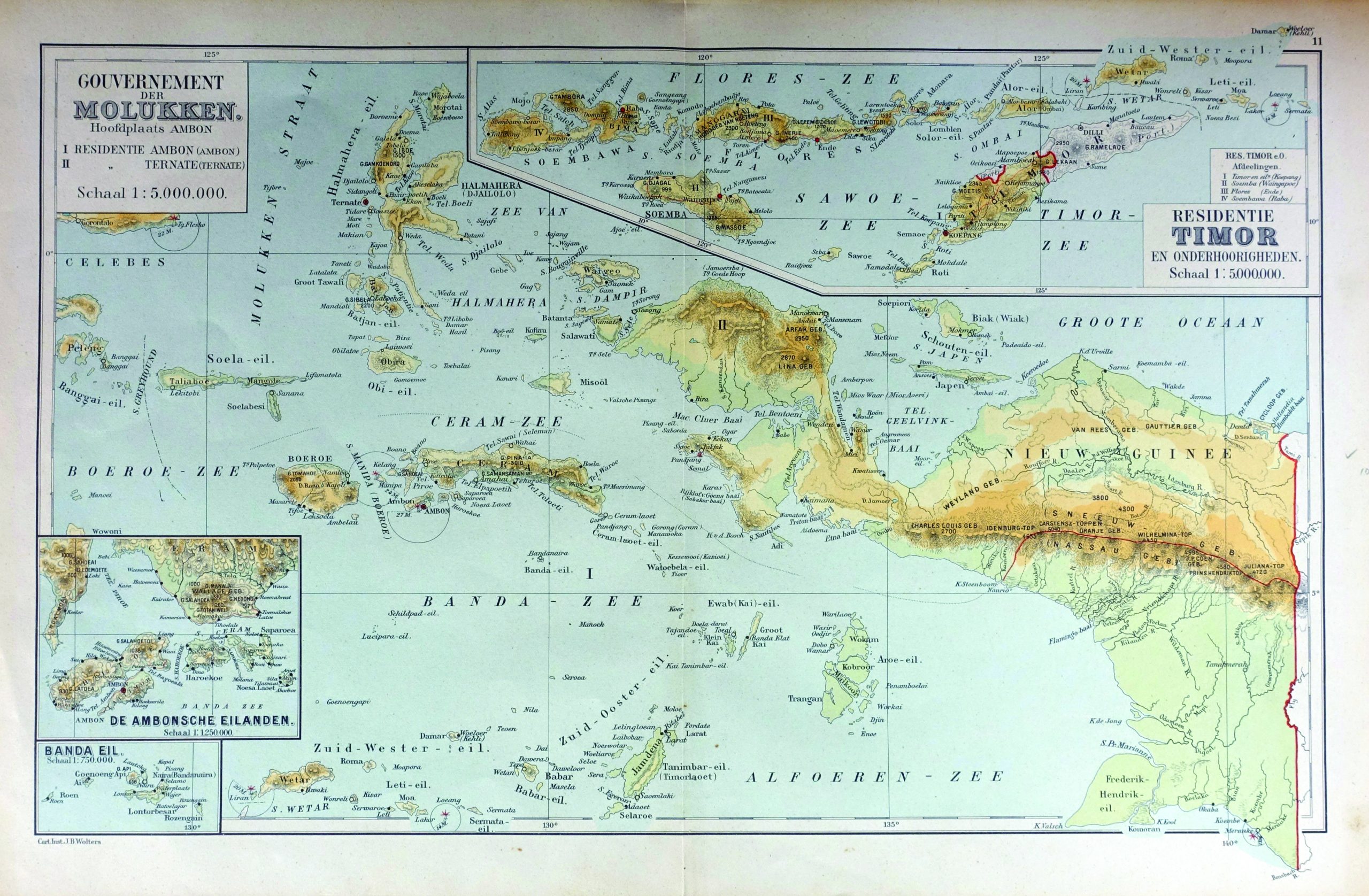 Map of Maluku Island - Unknown (1892)