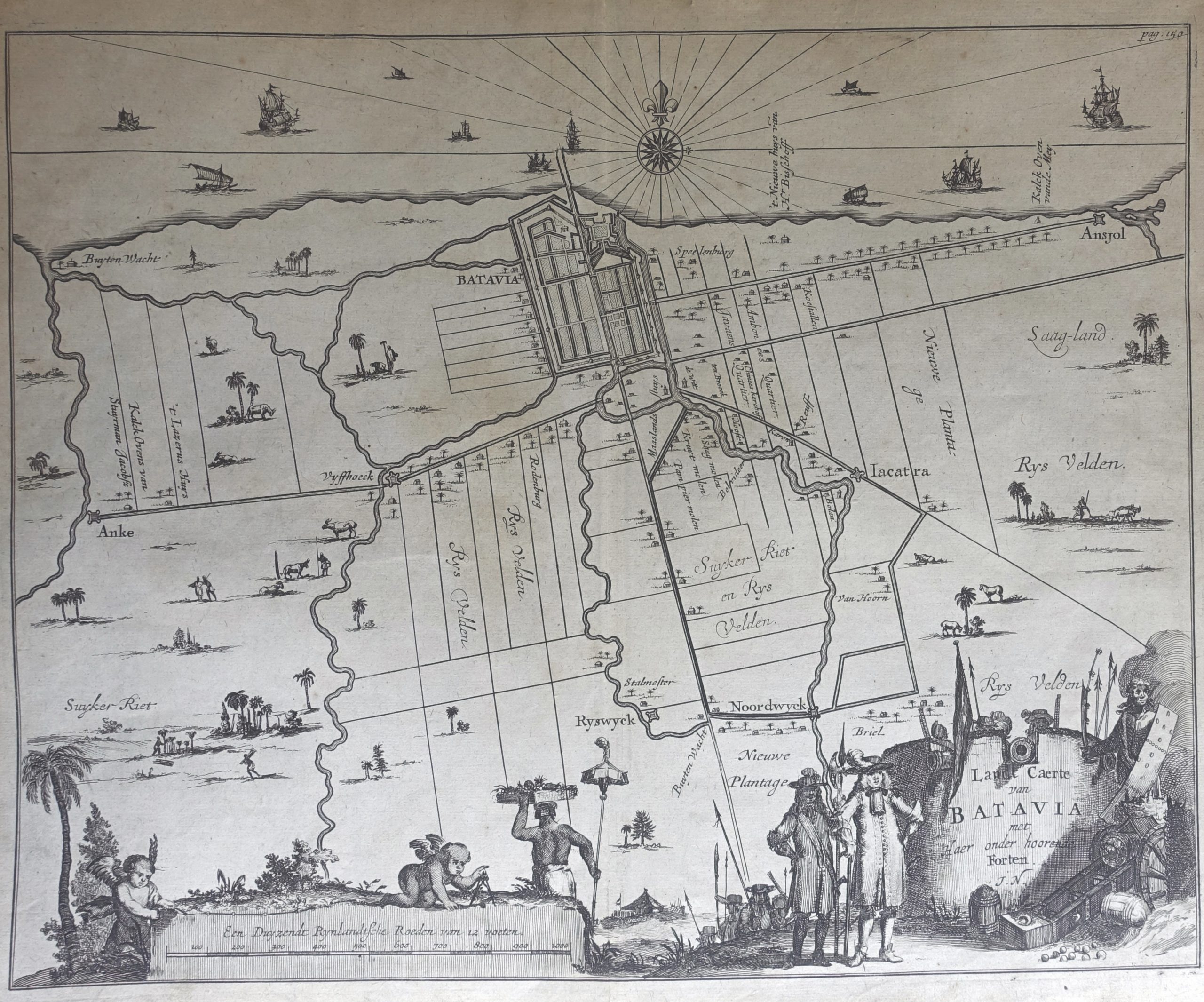 Plan of Batavia - Nolin (c.1682)