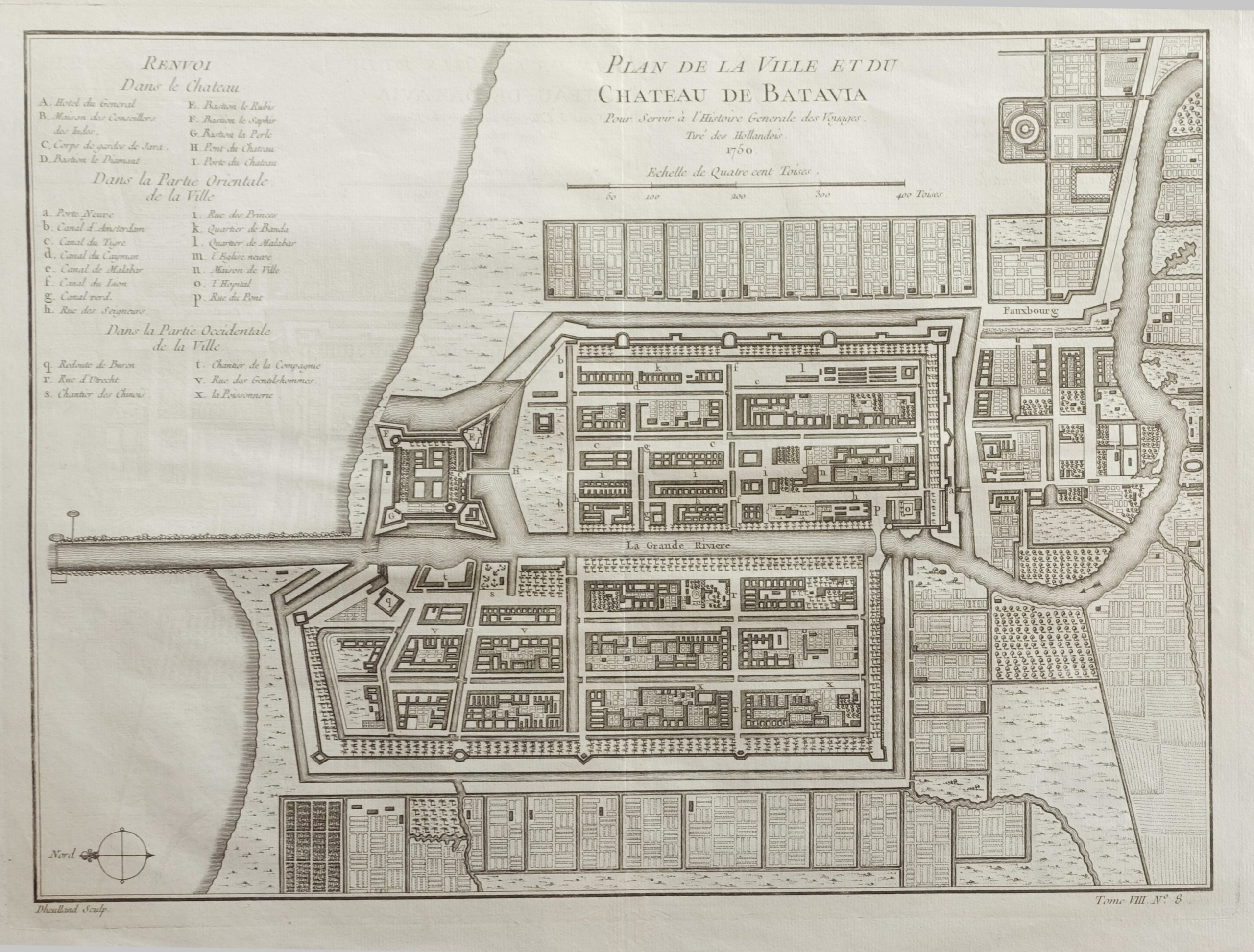 Plan of Batavia - Dheulland (1752)