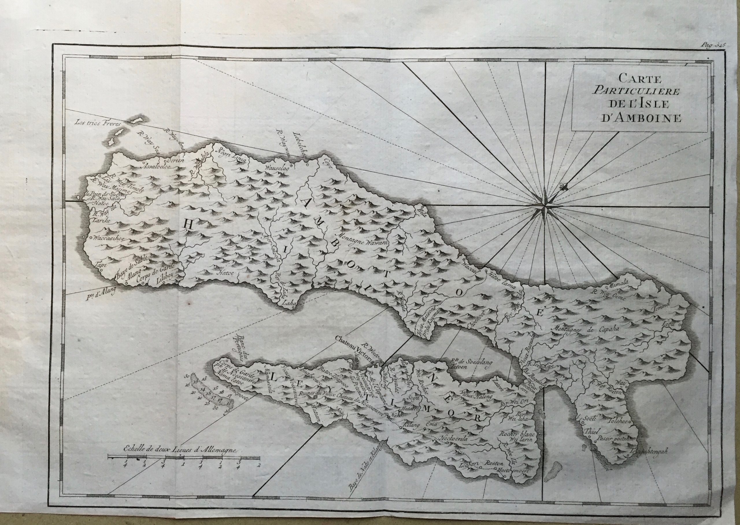 Map of Ambon Island - Bellin (c.1775)