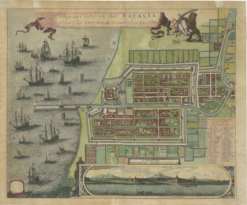 ctiy plan of Batavia