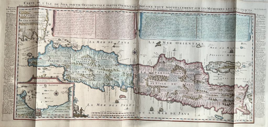 Antique Map of Java – Chatelain (c.1719) – Bartele Gallery